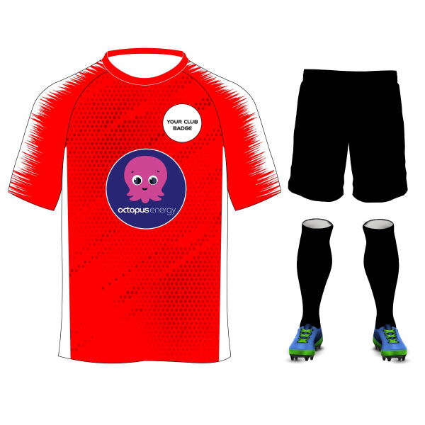 Plain Kit Red White Thumbnail