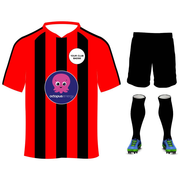 Striped Kit Red Black Thumbnail